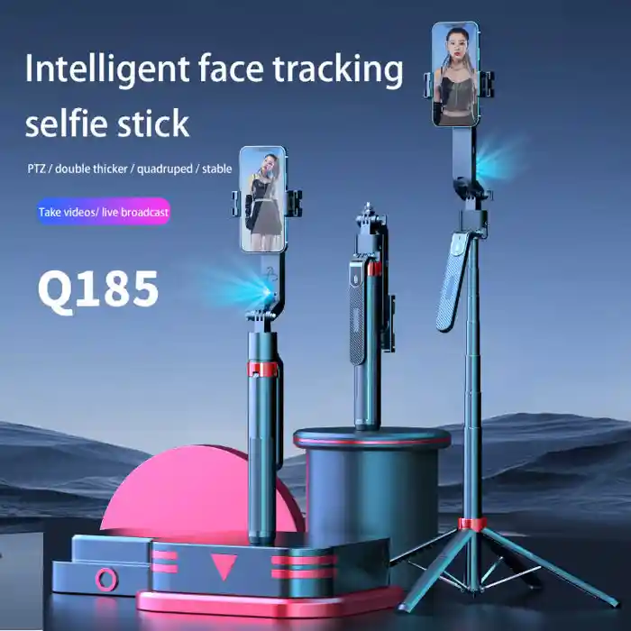 Q185 Selfir Stick Face Tracking AI Gesture Control Charging Stand Holder with Tripod